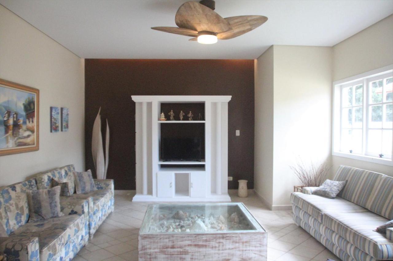 Casa Em Condominio, Pe Na Areia, Praia Guaratuba Bertioga Exteriör bild